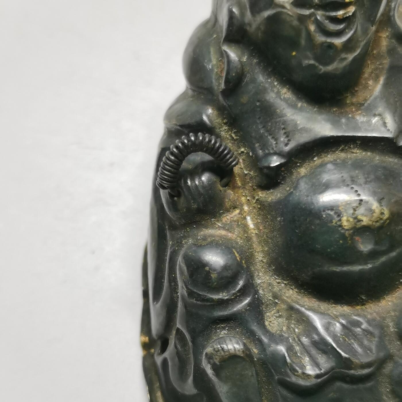 杂件专场91期 清代老银大号佛公，德记款