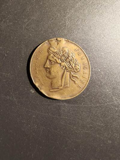 老王徽章第172期 - 法国玛丽安娜荣誉射击奖章