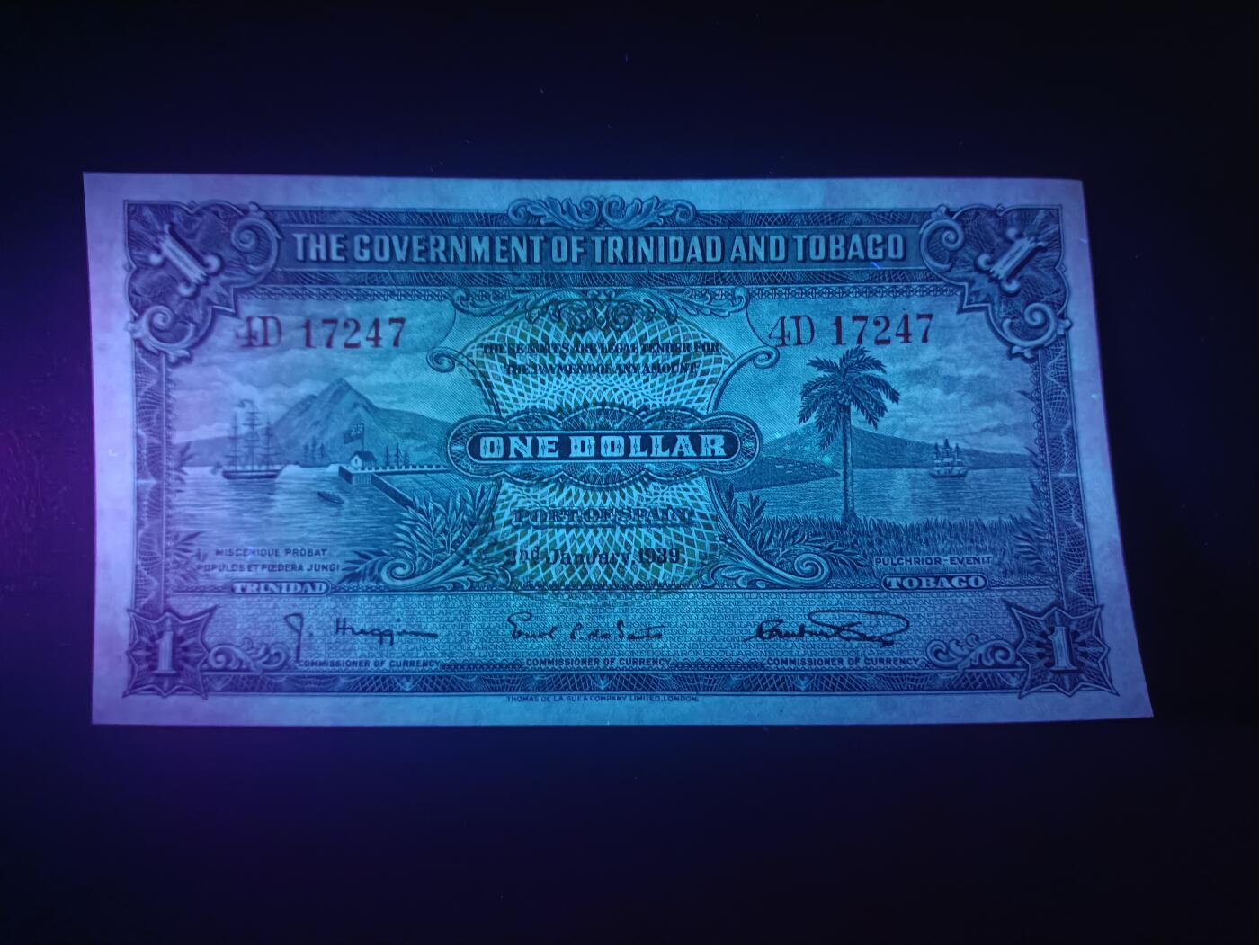 2026首期，总第211期 英属特立尼达和多巴哥1939年1元UNC，殖民地开拓的历史和总督府徽章