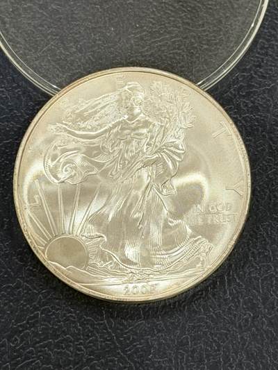 海外回流精品拍卖元旦精品专场 - 美国纯银女神银币1盎司