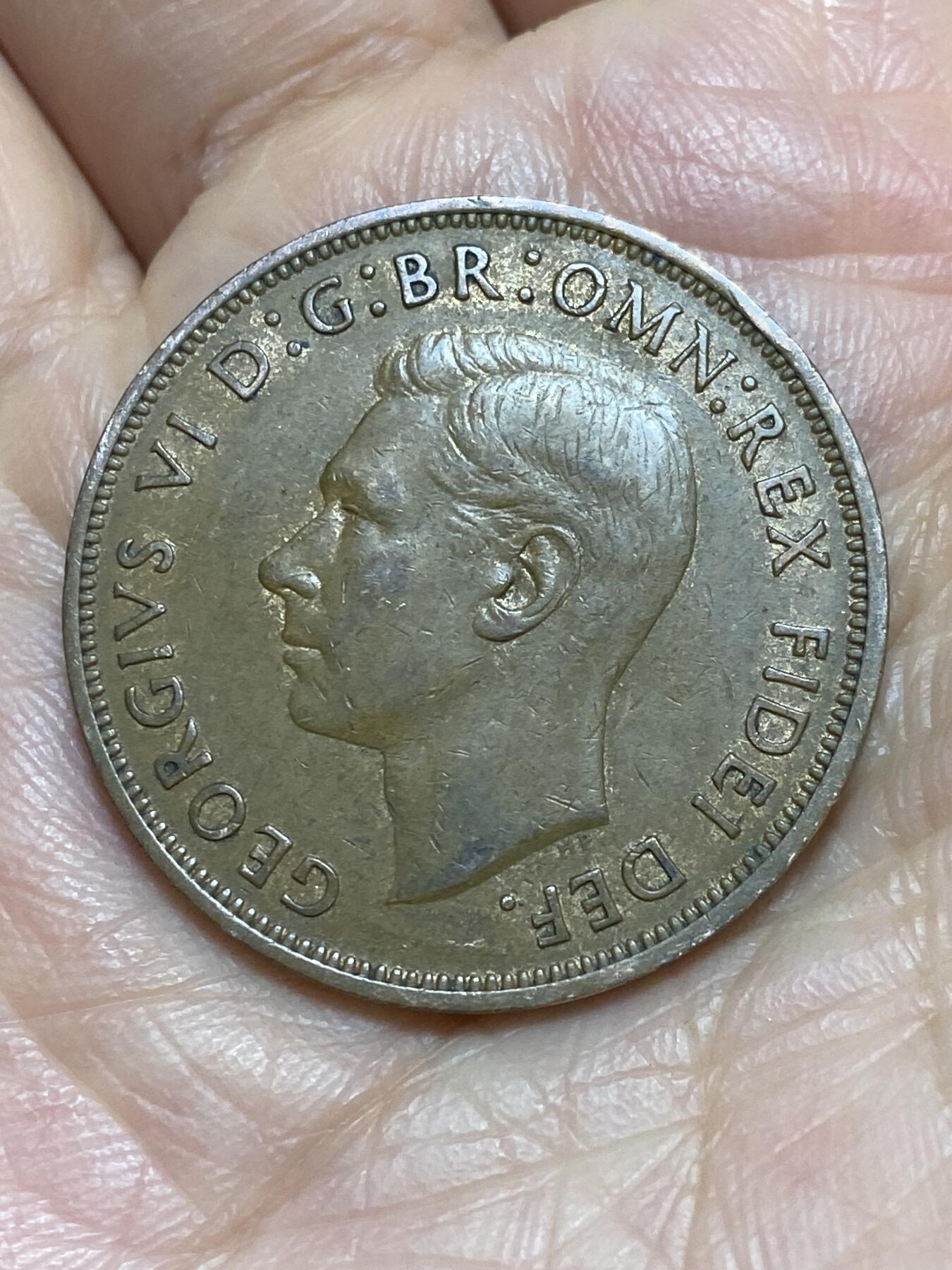 2026年第一场(总第一百七十场）外国好品散币场(免佣金) 英国🇬🇧1949年1便士(乔治六世第二版)