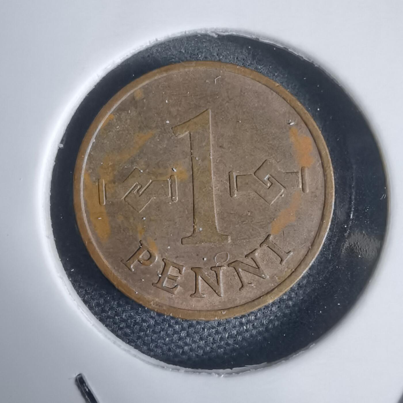 沼泽如烟--第949场 芬兰1967年1芬尼