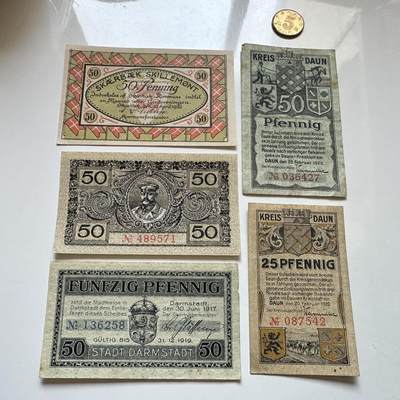 🌹外币初藏🌹🐯2025年第147场  每周二四六晚8️⃣点 接代拍 - 德国一战时期紧急币—18