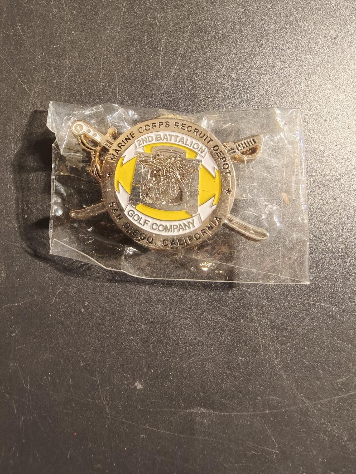老王徽章第172期 美国海军陆战队圣迭戈招募站证章
