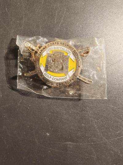 老王徽章第172期 - 美国海军陆战队圣迭戈招募站证章