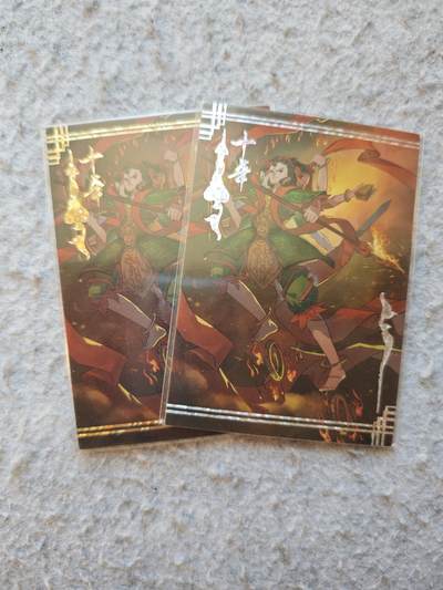 【随心含颖卡拍53期】卡游/集卡社/卡卡沃 抽卡机专场拍卖【无佣金】 - 哪吒卡 金➕银各一张