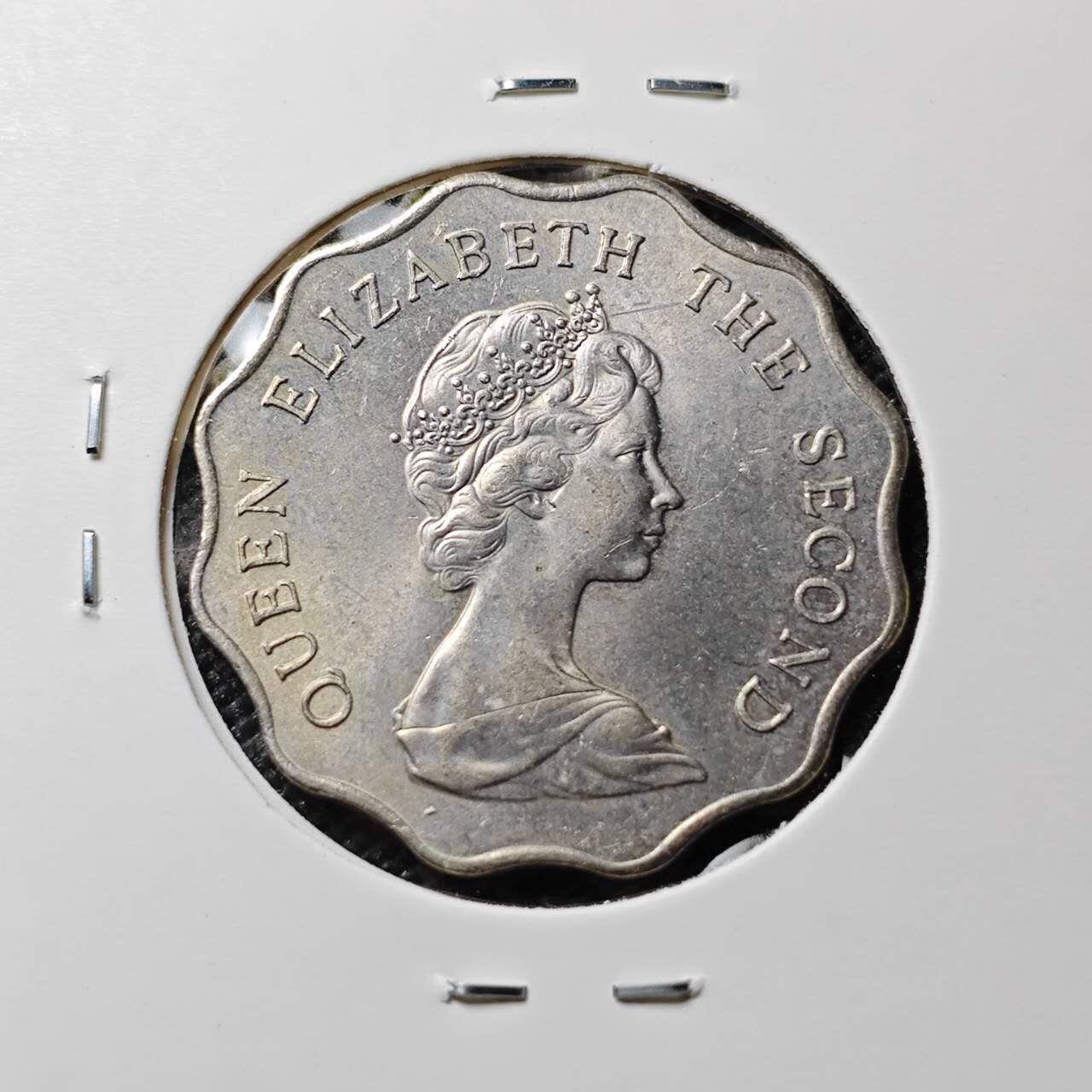 KK钱币收藏小铺 《套币 好品/批量散币专场》  2月预留时间 周末发货  1975香港女王2元 好品