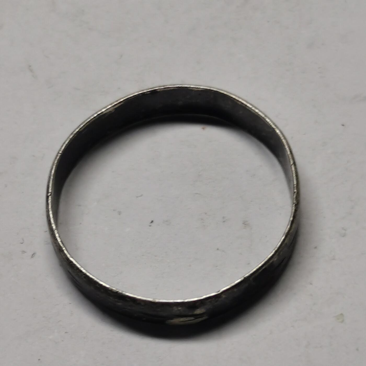 杂件专场91期 清末民国纹银款戒指