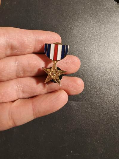 老王徽章第172期 - 美国银星勋章徽章