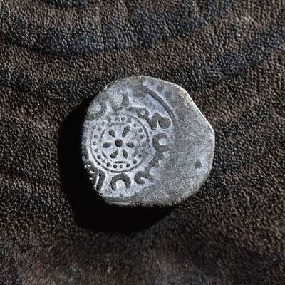 【良泉】第45期【直播场】1月15日晚19.30点开拍！ 208组，西方古代钱币、丝路古珠杂项专场 - 公元1200-1220年【花剌子模】阿拉乌丁·摩诃末，中心花版，吉塔尔，2.78克