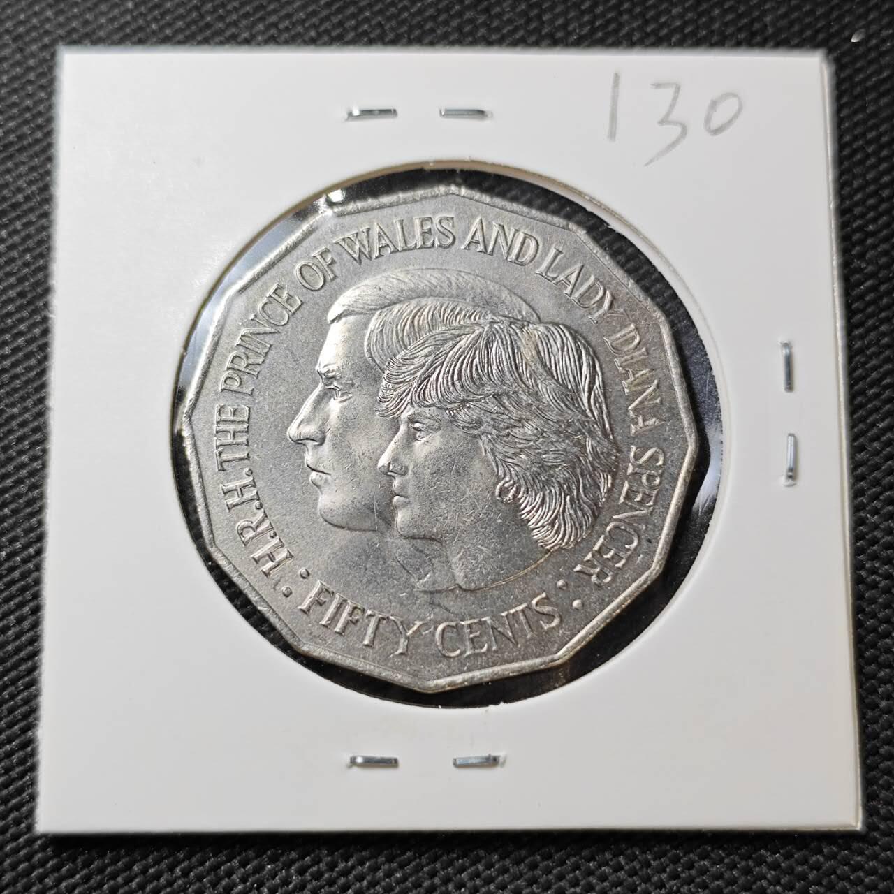 KK钱币收藏小铺 《套币 好品/批量散币专场》  2月预留时间 周末发货 1981  澳大利亚50便士纪念币