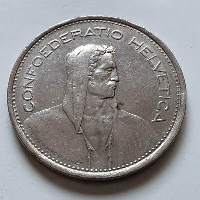 🌹外币初藏🌹🐯2025年第147场  每周二四六晚8️⃣点 接代拍 - 瑞士1968年五法郎