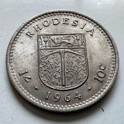 🌹外币初藏🌹🐯2025年第147场  每周二四六晚8️⃣点 接代拍 - 罗得西亚1964年十分