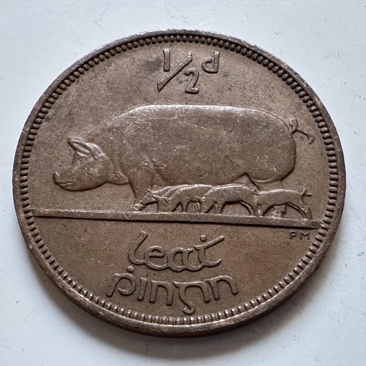 🌹外币初藏🌹🐯2025年第147场  每周二四六晚8️⃣点 接代拍 爱尔兰1964年半便士