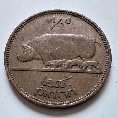 🌹外币初藏🌹🐯2025年第147场  每周二四六晚8️⃣点 接代拍 - 爱尔兰1964年半便士