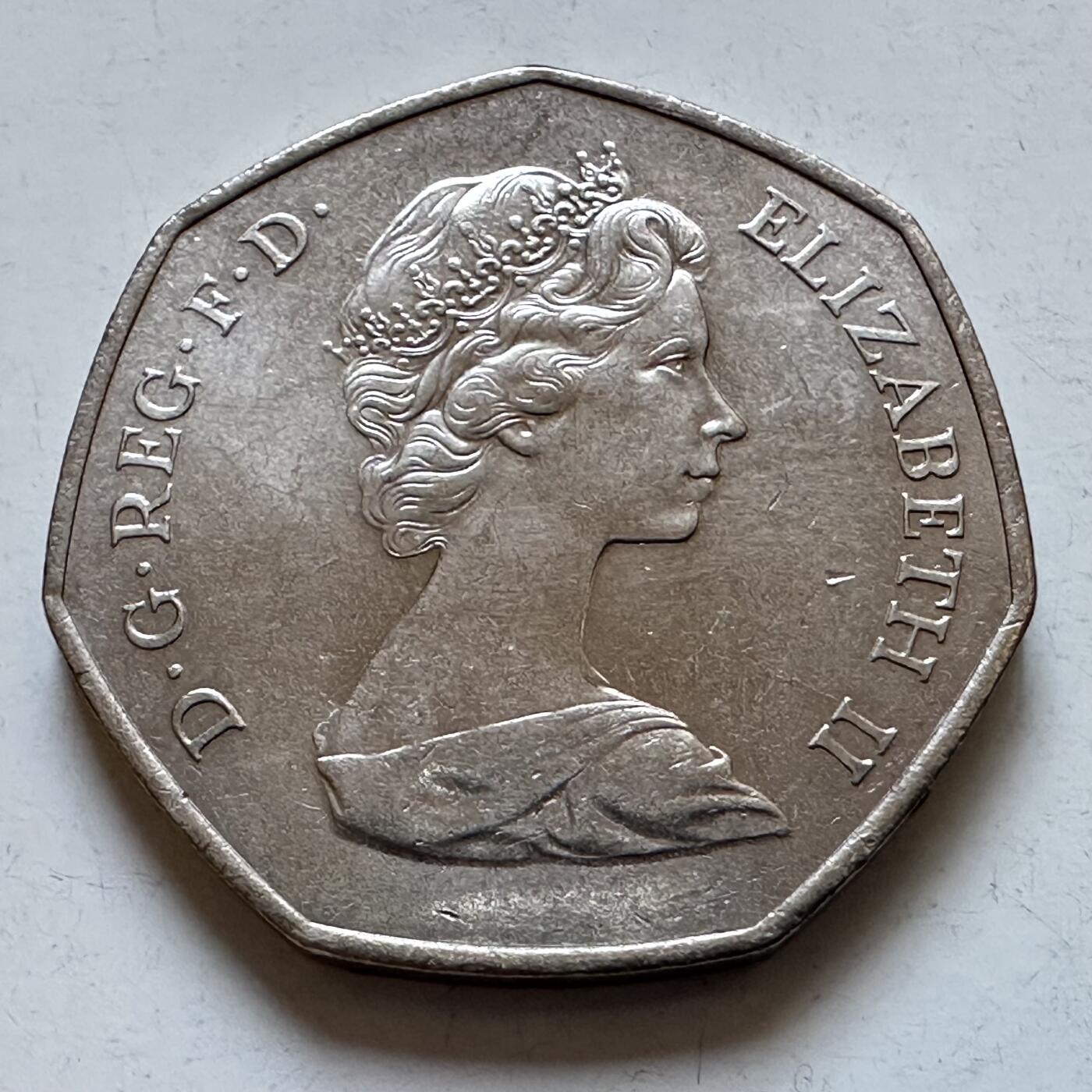 🌹外币初藏🌹🐯2025年第147场  每周二四六晚8️⃣点 接代拍 英国1973年50便士