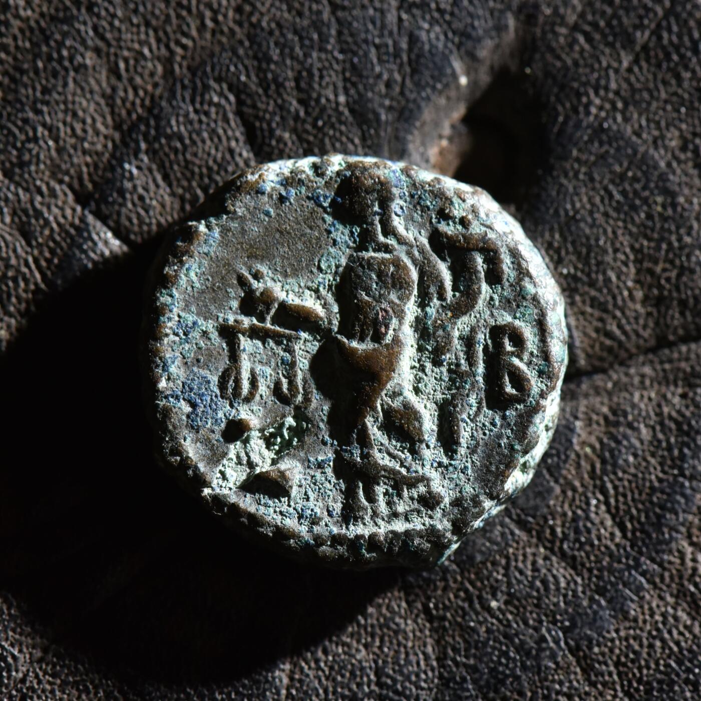 【良泉】第45期【直播场】1月15日晚19.30点开拍！ 208组，西方古代钱币、丝路古珠杂项专场 公元285-286年【古罗马·行省】【埃及】戴克里先（ΔIOKΛHTIANOC）第二年“正义女神狄凯俄辛”四德拉克马，亚历山大港造币厂，6.29克