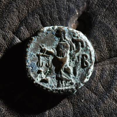 【良泉】第45期【直播场】1月15日晚19.30点开拍！ 208组，西方古代钱币、丝路古珠杂项专场 - 公元285-286年【古罗马·行省】【埃及】戴克里先（ΔIOKΛHTIANOC）第二年“正义女神狄凯俄辛”四德拉克马，亚历山大港造币厂，6.29克