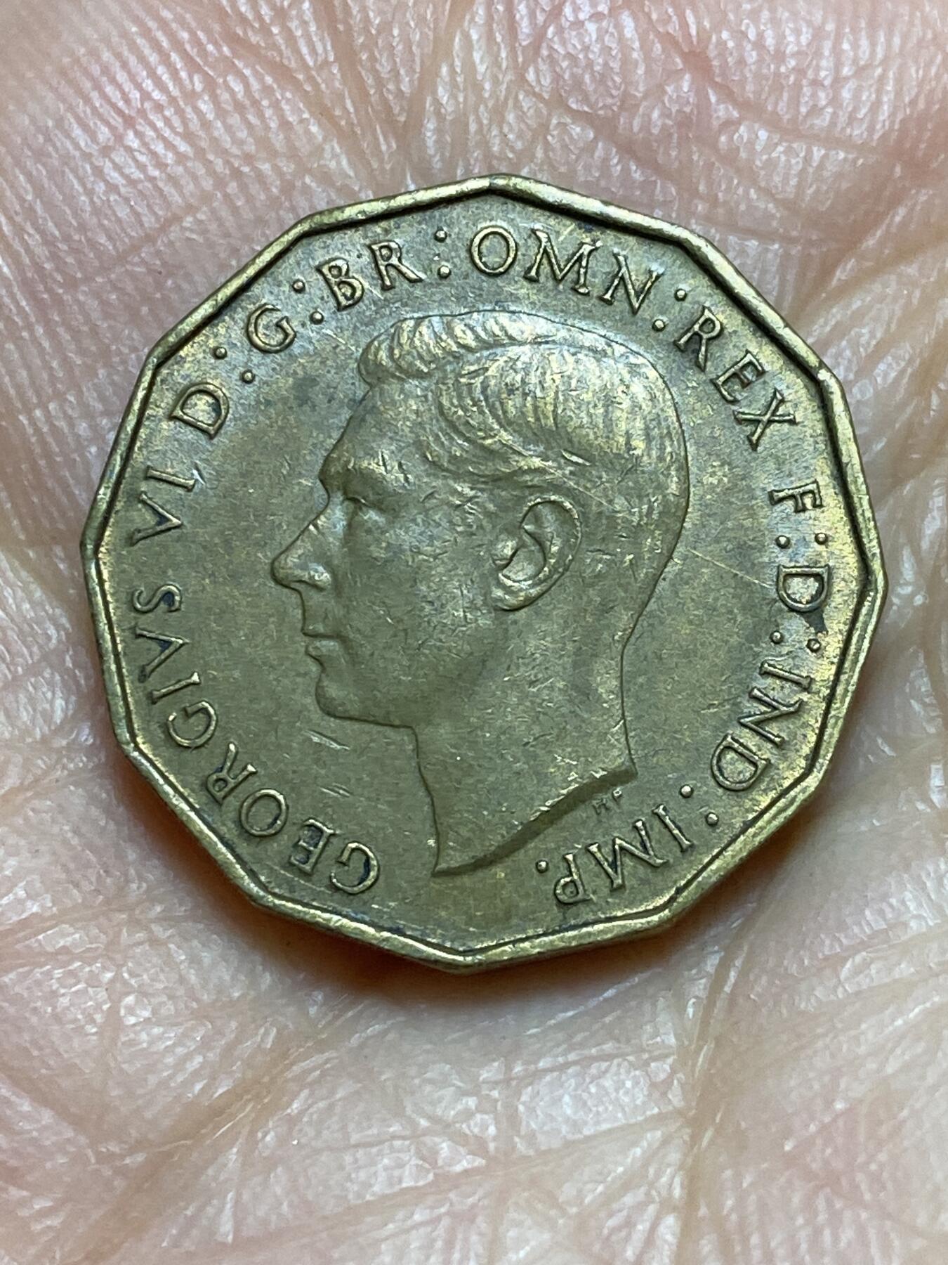 2026年第一场(总第一百七十场）外国好品散币场(免佣金) 好品–英国🇬🇧1937年3便士(乔治六世加冕年，第一版首发年)