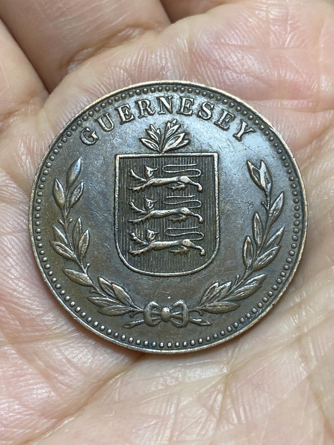 2026年第一场(总第一百七十场）外国好品散币场(免佣金) 英属根西岛🇬🇬1947年8道布(第三版，乔治六世时期，H标喜敦厂造)