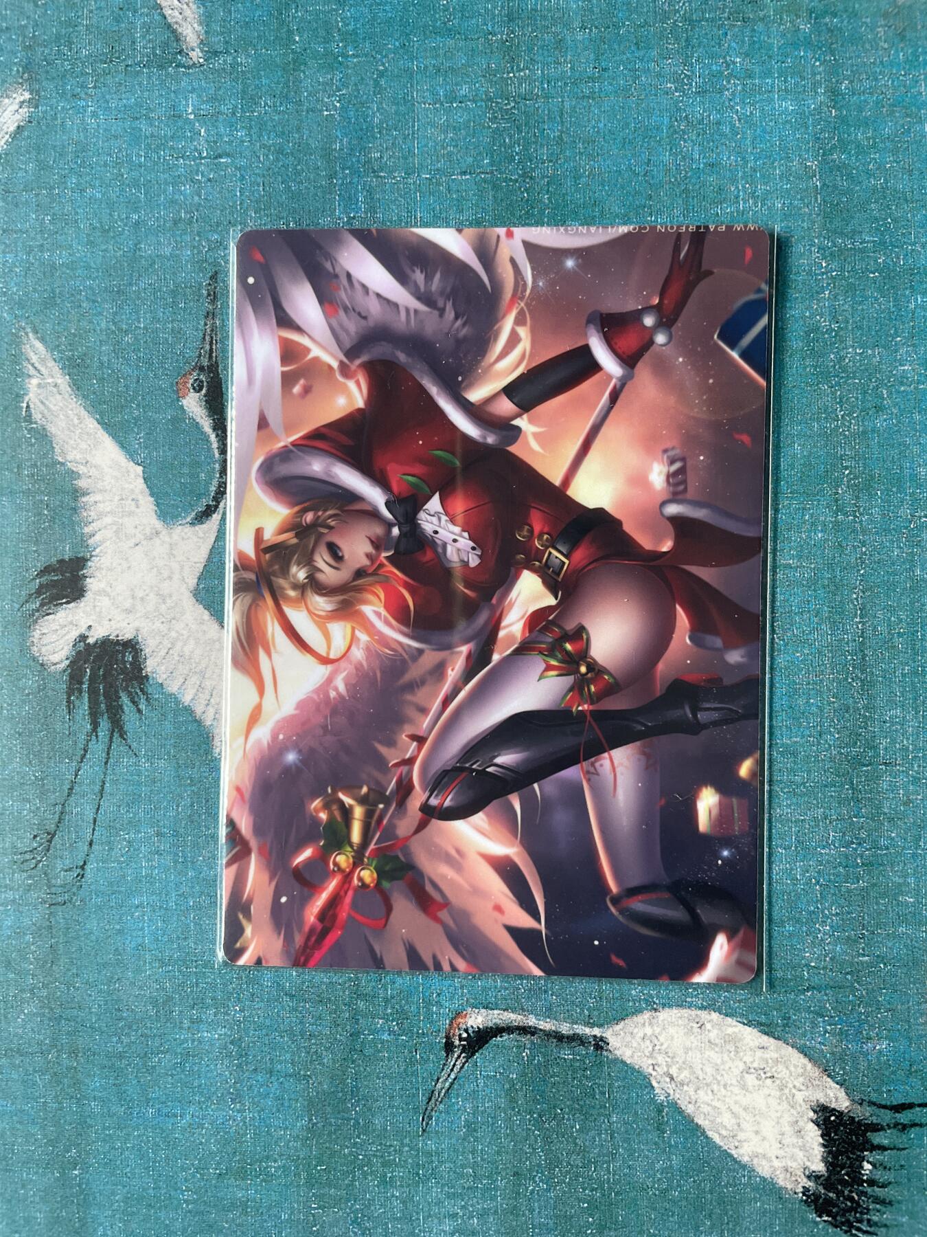 开心玩 卡牌 第九期 美女一张(背面艺术版）