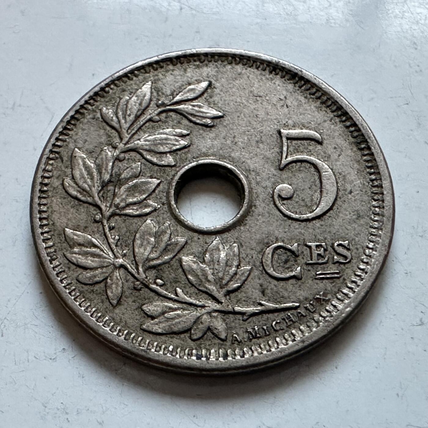 🌹外币初藏🌹🐯2025年第147场  每周二四六晚8️⃣点 接代拍 比利时1906年五分