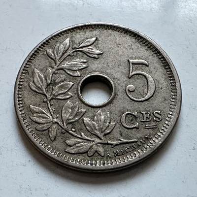 🌹外币初藏🌹🐯2025年第147场  每周二四六晚8️⃣点 接代拍 - 比利时1906年五分