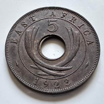 🌹外币初藏🌹🐯2025年第147场  每周二四六晚8️⃣点 接代拍 - 英属东非1923年五分