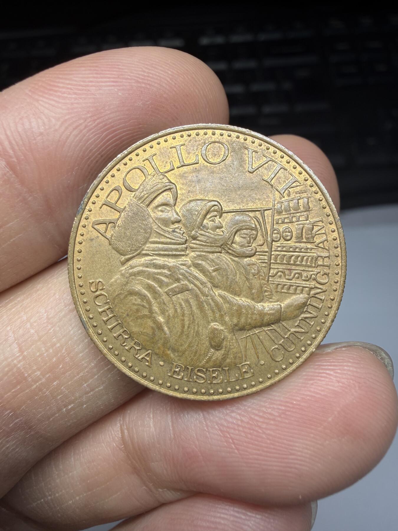 2025年集古藏今外币拍卖第十一期-第5场—（总第295拍），可以寄存60天，满160元包邮。 1968年登月纪念章02-25毫米