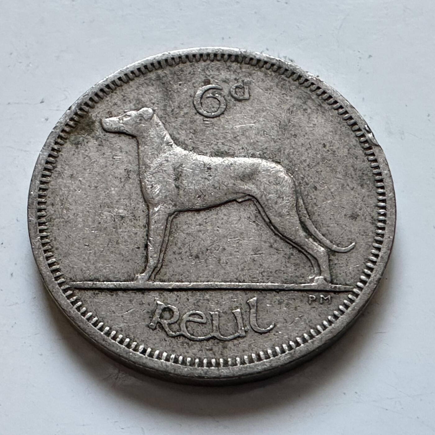 🌹外币初藏🌹🐯2025年第147场  每周二四六晚8️⃣点 接代拍 爱尔兰1962年六便士