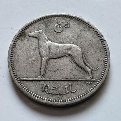 🌹外币初藏🌹🐯2025年第147场  每周二四六晚8️⃣点 接代拍 - 爱尔兰1962年六便士