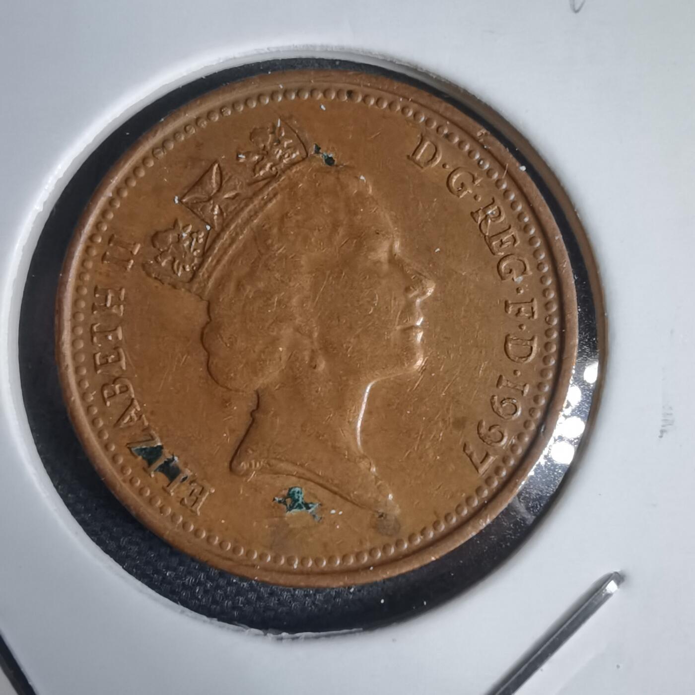 沼泽如烟--第949场 英国1997年1便士