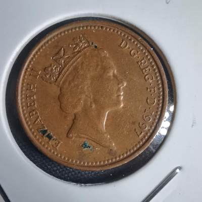 沼泽如烟--第949场 - 英国1997年1便士