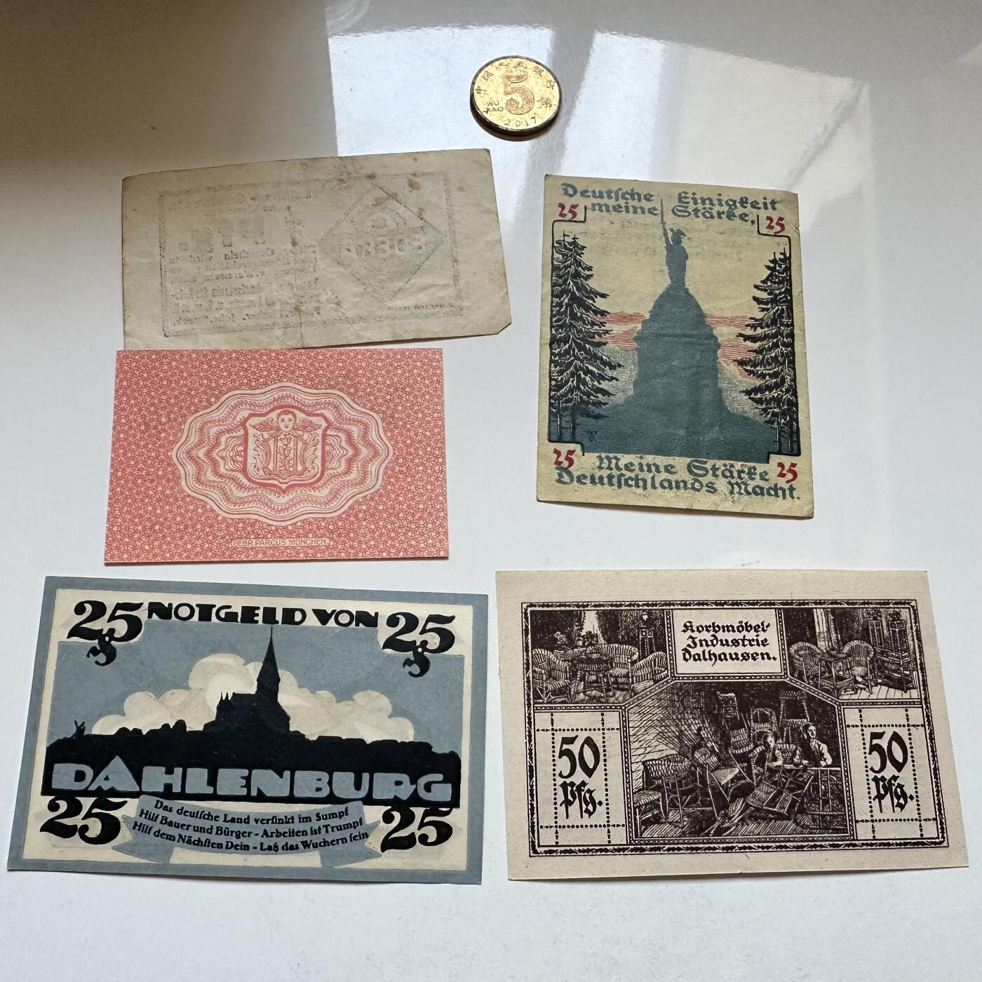 🌹外币初藏🌹🐯2025年第147场  每周二四六晚8️⃣点 接代拍 德国一战时期紧急币—11