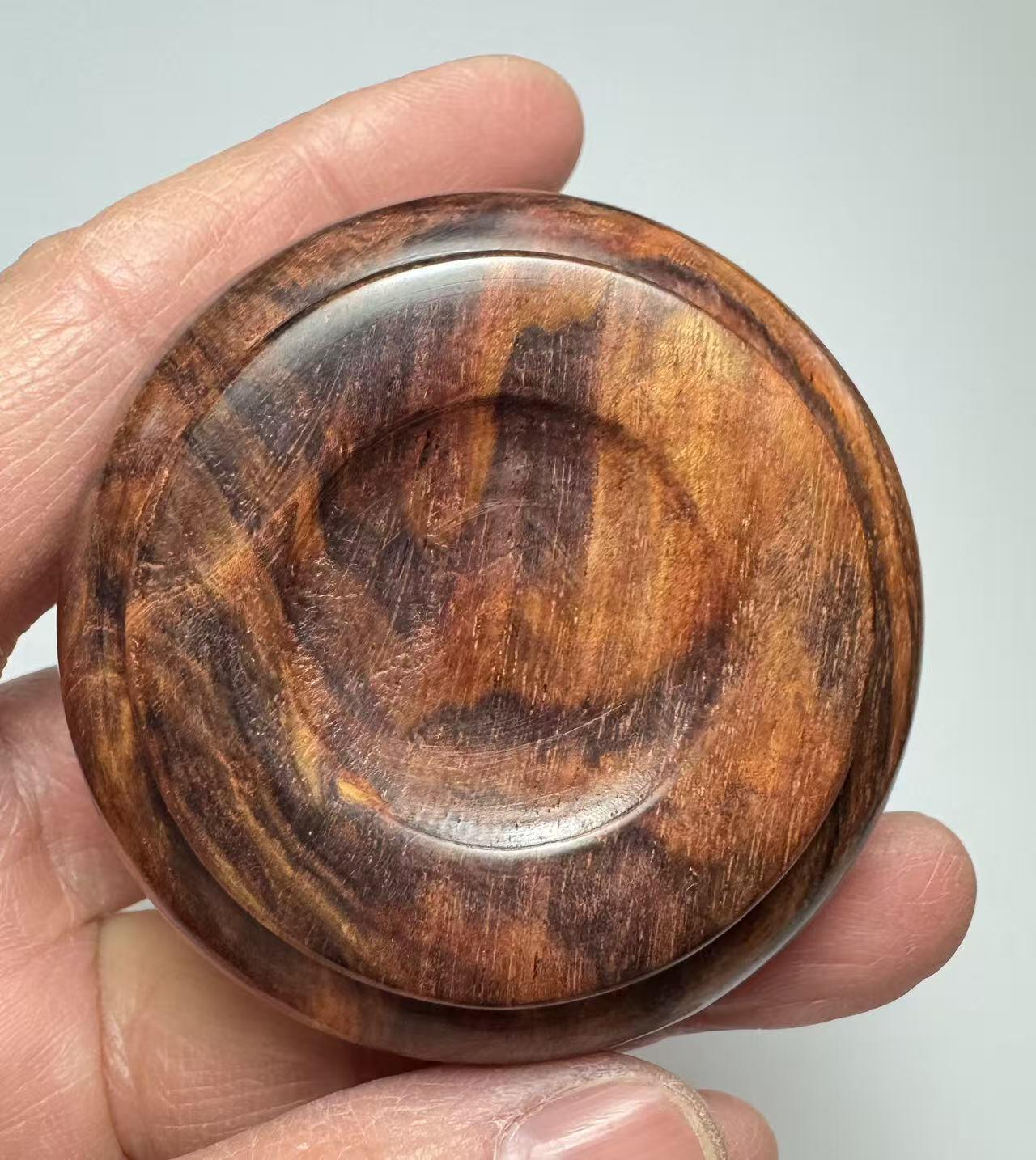 零元拍：海南黄花梨 手把件 品香罐，尺寸约：4×5.8CM 壶