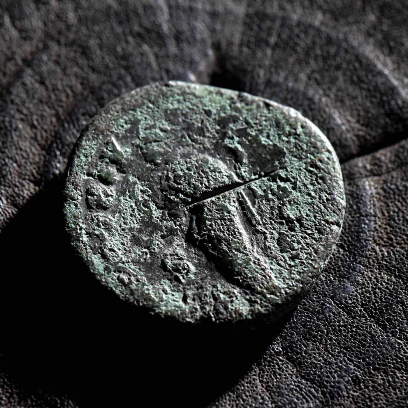 【良泉】第45期【直播场】1月15日晚19.30点开拍！ 208组，西方古代钱币、丝路古珠杂项专场 11.08克，公元138-161年【古罗马】五贤帝——安东尼·庇护，都庞第（双阿斯）铜币