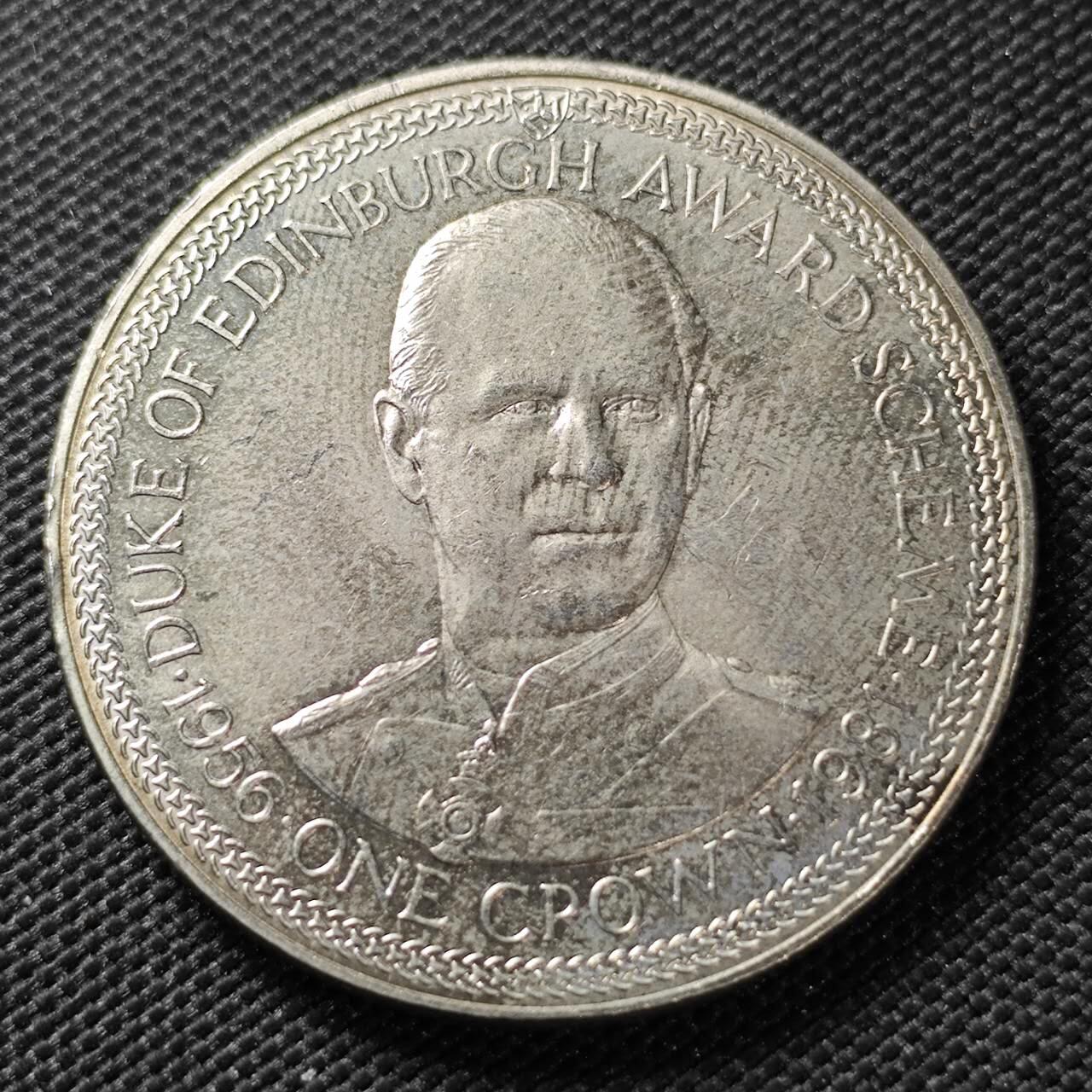 KK钱币收藏小铺 《套币 好品/批量散币专场》  2月预留时间 周末发货   1981马恩岛克朗形纪念币