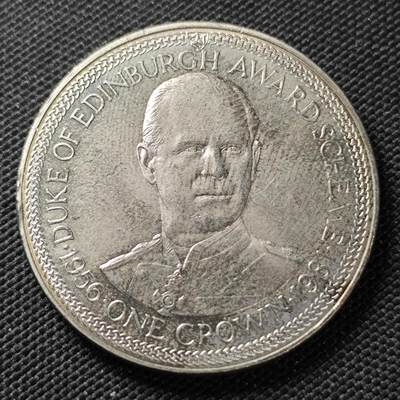 KK钱币收藏小铺 《套币 好品/批量散币专场》  2月预留时间 周末发货 -   1981马恩岛克朗形纪念币