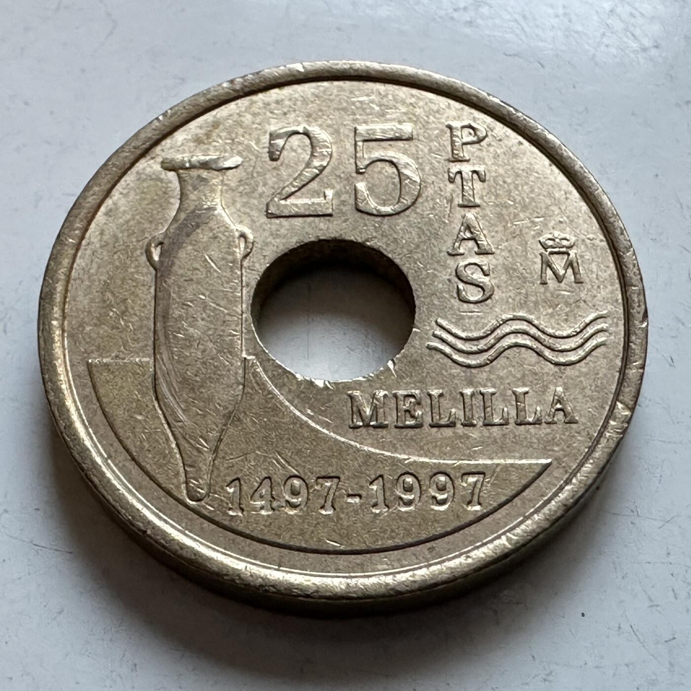 🌹外币初藏🌹🐯2025年第147场  每周二四六晚8️⃣点 接代拍 西班牙1997年25比塞塔