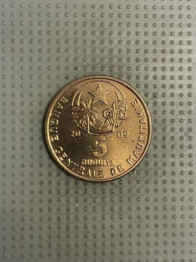 2025年第150场各国散币拍卖（总第150场） - 毛里塔尼亚2009年5乌吉亚