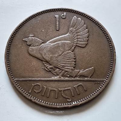 🌹外币初藏🌹🐯2025年第147场  每周二四六晚8️⃣点 接代拍 - 爱尔兰1935年一便士