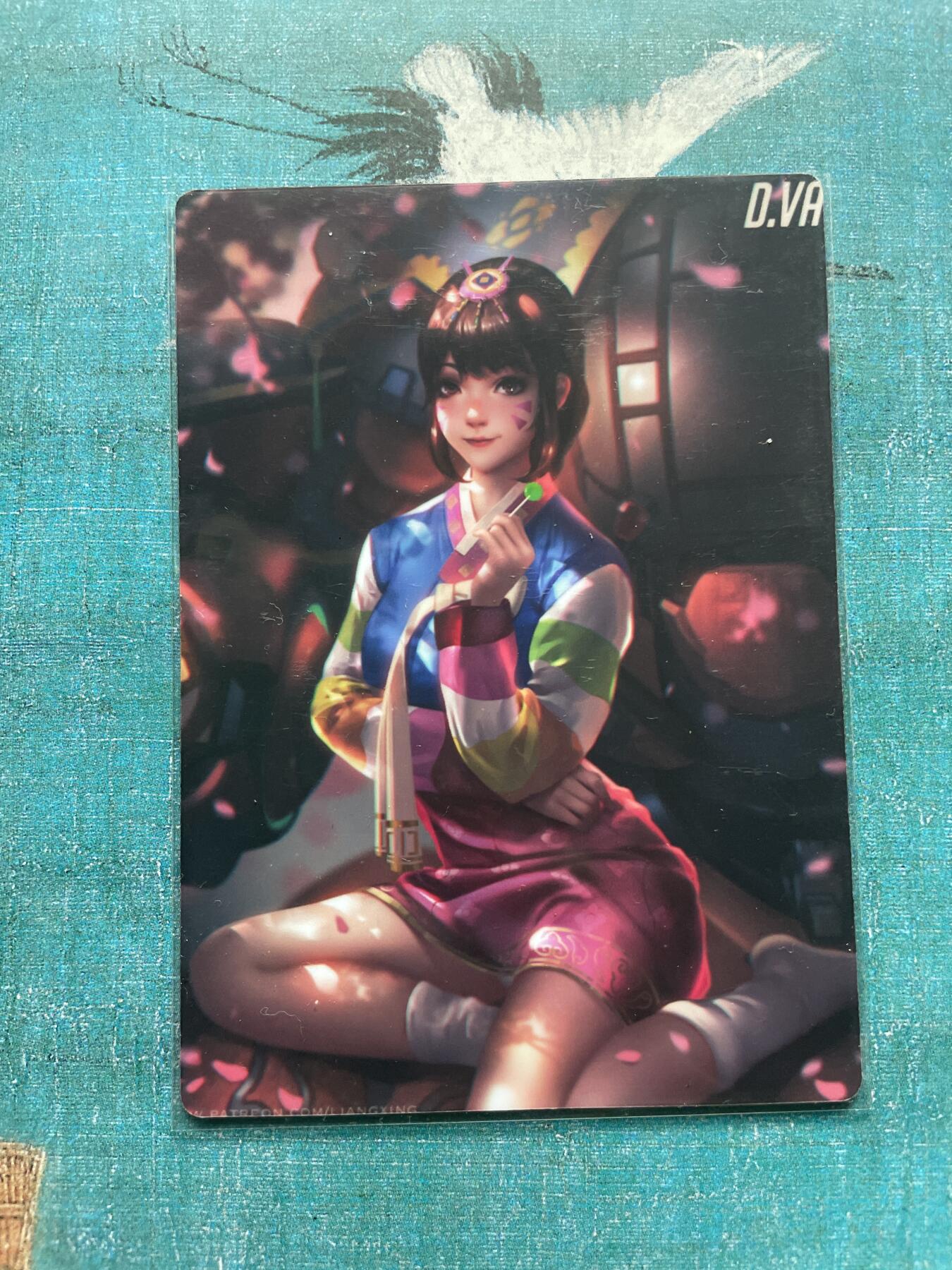 开心玩 卡牌 第九期 美女一张(背面艺术版）