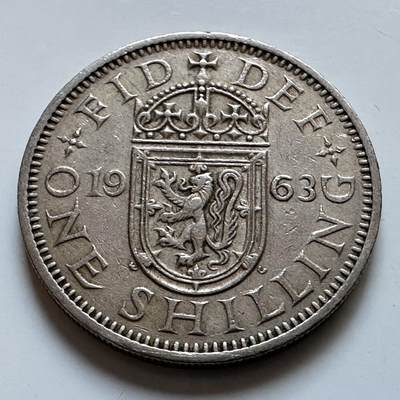 🌹外币初藏🌹🐯2025年第147场  每周二四六晚8️⃣点 接代拍 - 英国1963年一先令