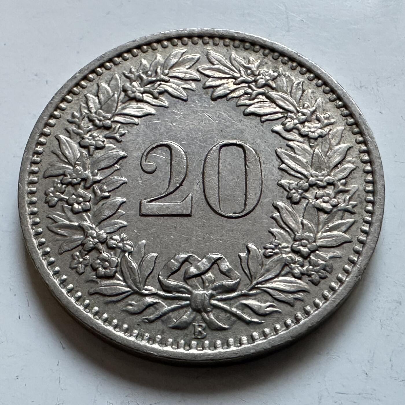 🌹外币初藏🌹🐯2025年第147场  每周二四六晚8️⃣点 接代拍 瑞士1958年20分