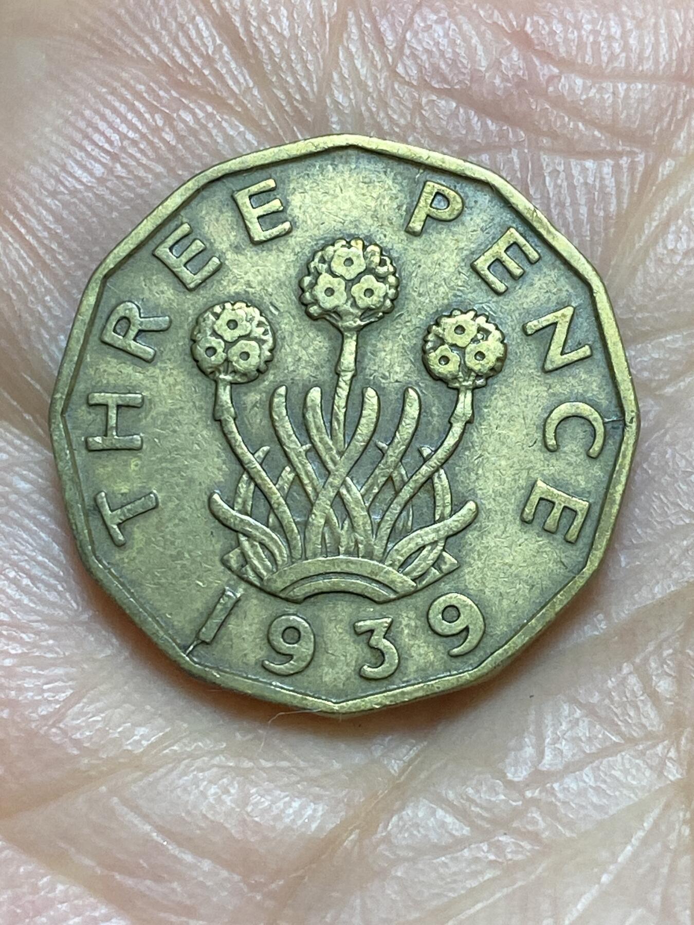 2026年第一场(总第一百七十场）外国好品散币场(免佣金) 英国🇬🇧1939年3便士(乔治六世第一版)