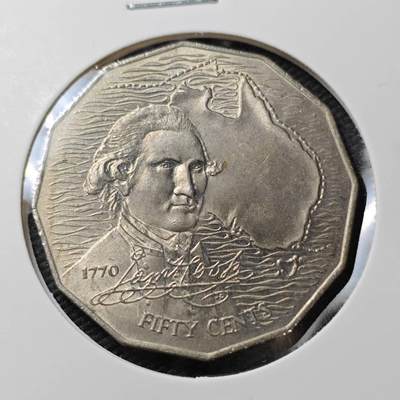 KK钱币收藏小铺 《套币 好品/批量散币专场》  2月预留时间 周末发货 - 1970  澳大利亚50便士纪念币