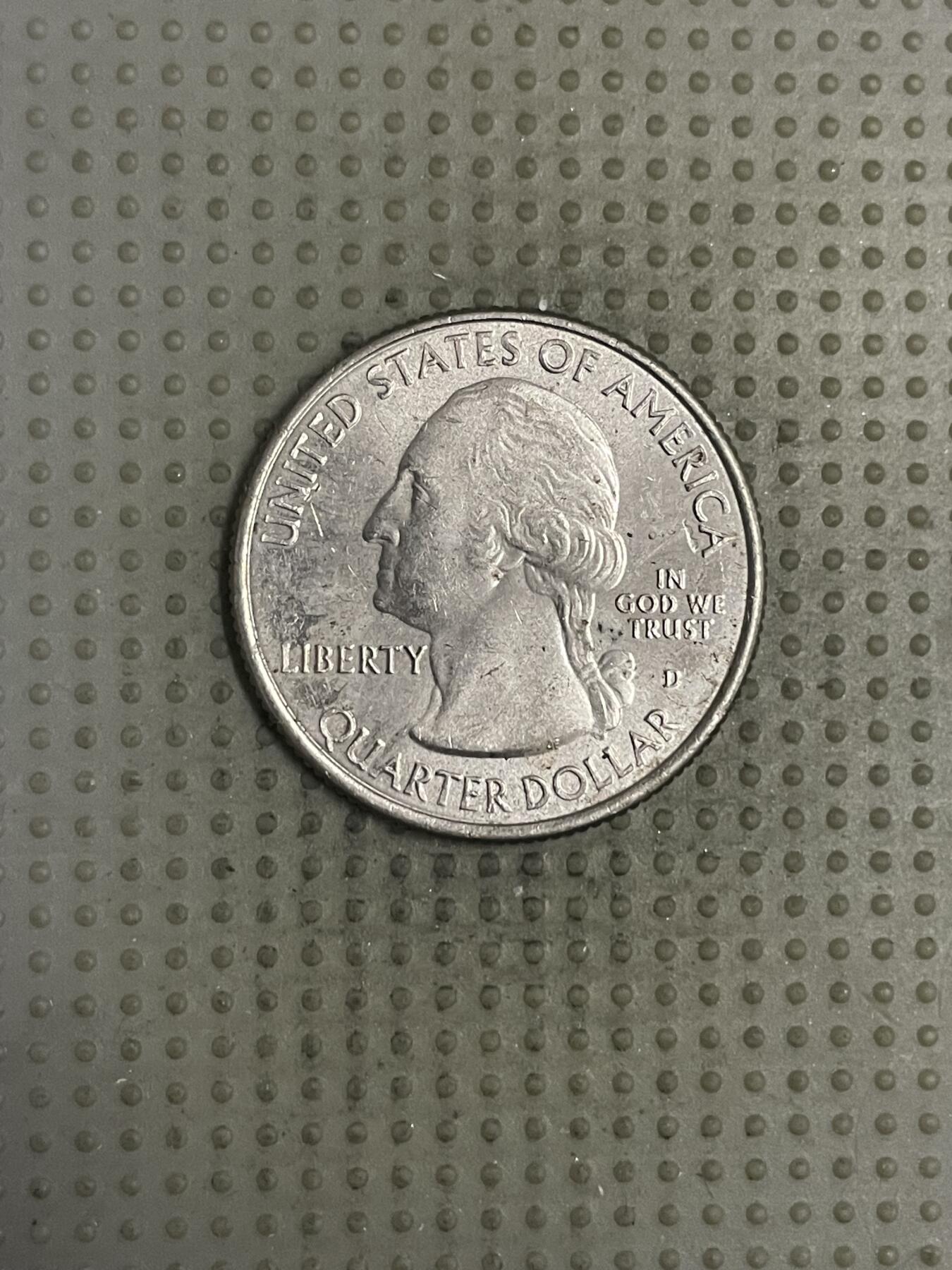 2025年第150场各国散币拍卖（总第150场） 美国2016年哈佩斯费里历史公园25美分纪念币