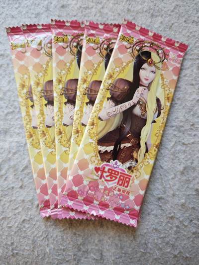 【随心含颖卡拍53期】卡游/集卡社/卡卡沃 抽卡机专场拍卖【无佣金】 - 卡游 叶罗丽仙境卡。盲包五袋