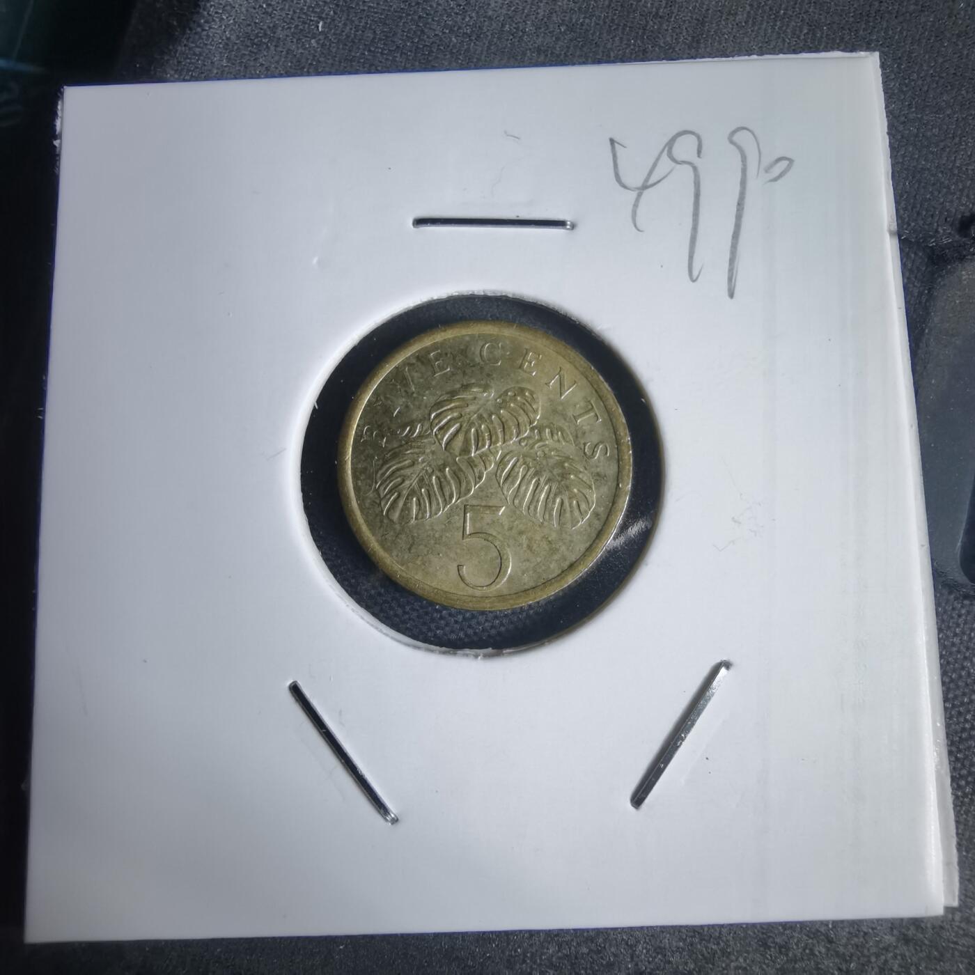 沼泽如烟--第949场 新加坡1986年五分