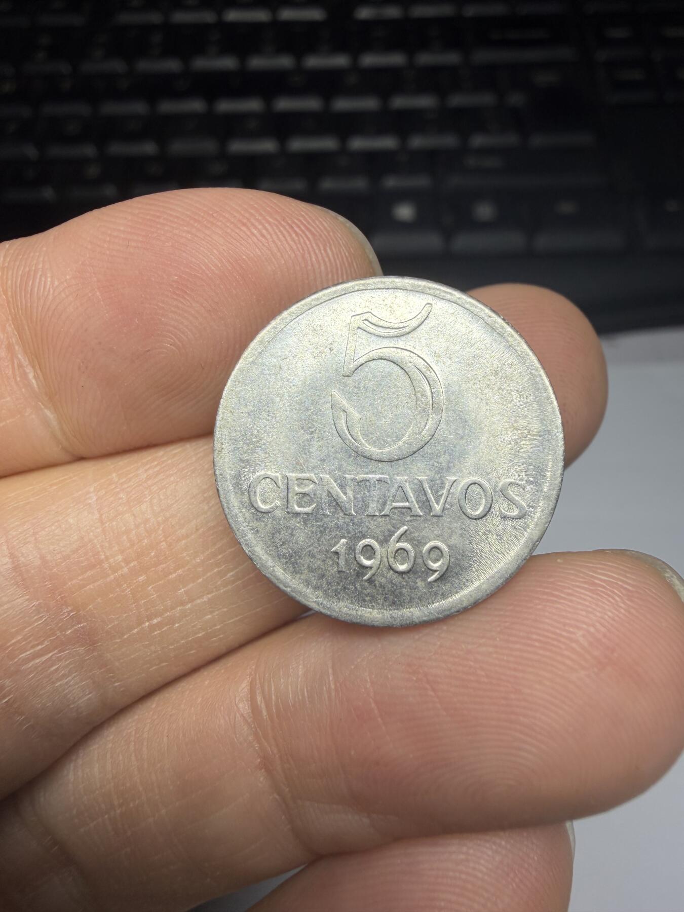 2025年集古藏今外币拍卖第十一期-第5场—（总第295拍），可以寄存60天，满160元包邮。 1965年巴西5分